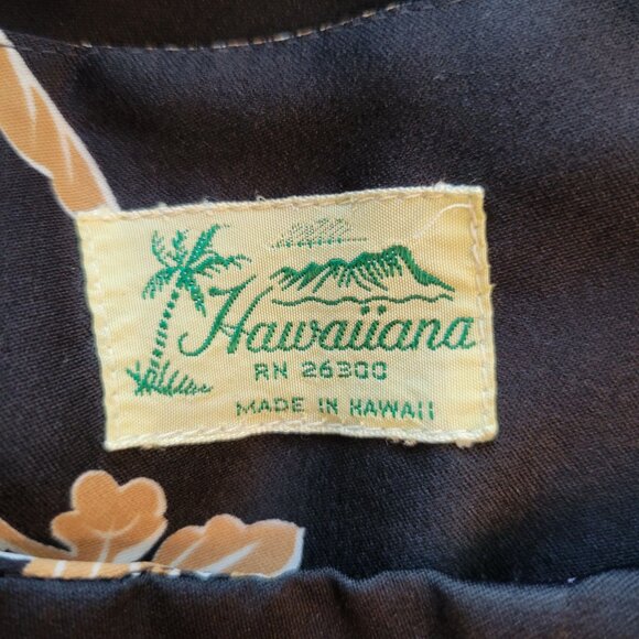 Hawaiiana Floral Black Purple Muu Muu Lightweight House Dress Tropical Cruise Va - Picture 2 of 5